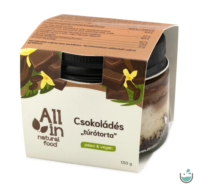 ALL IN natural food Csokoládés “túrótorta”  130 g