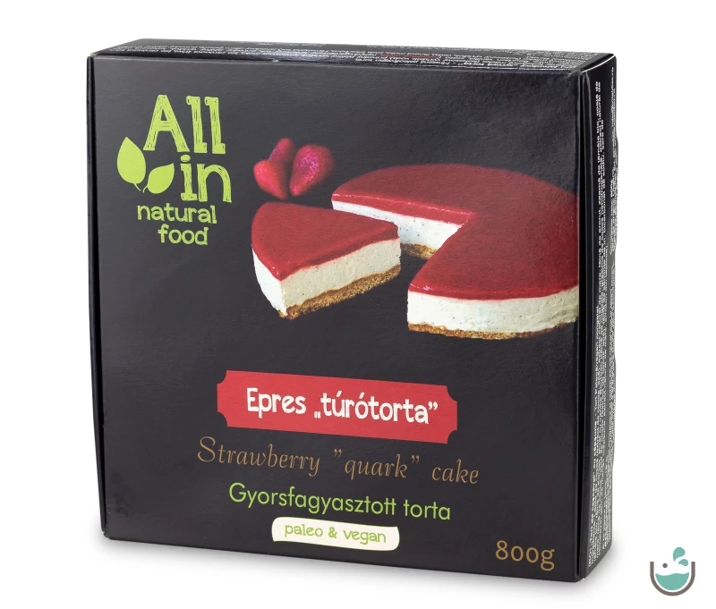 ALL IN natural food Epres krémtorta (fagyasztott) 800 g