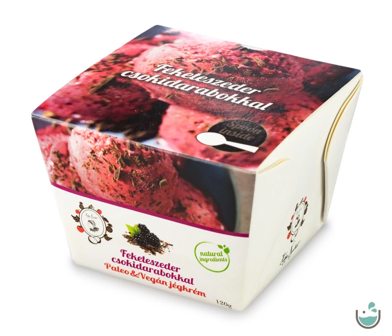 ALL IN natural food Feketeszeder csokoládédarabokkal jégkrém 120 g