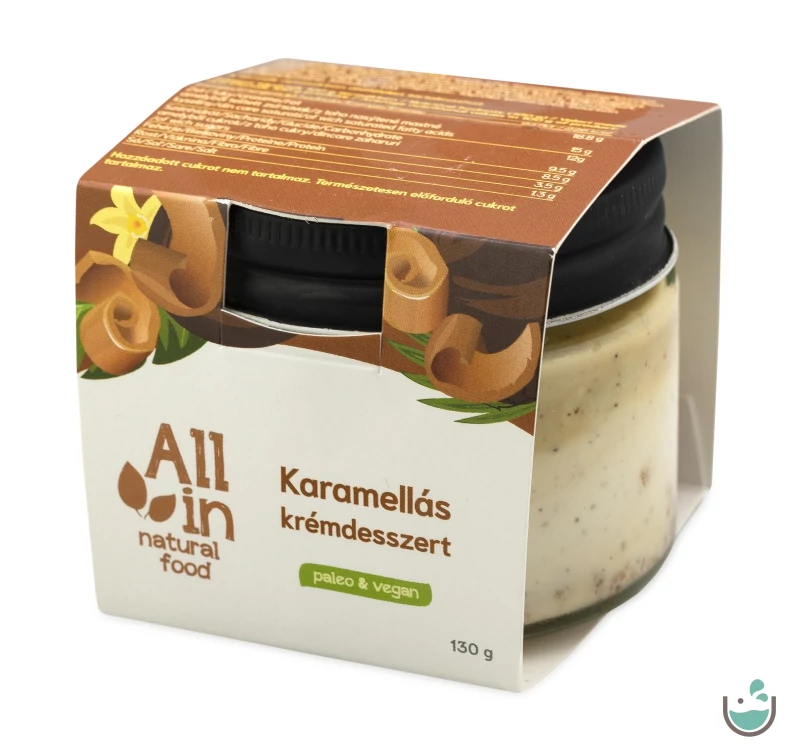 ALL IN natural food Karamellás krémdesszert 130 g