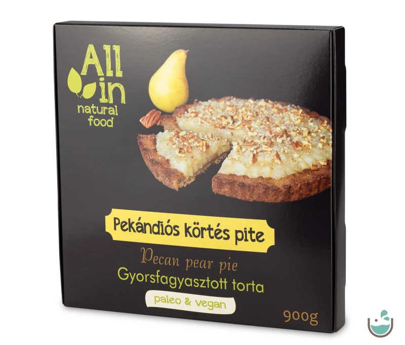 ALL IN natural food Pekándiós körtés pite (fagyasztott) 900 g