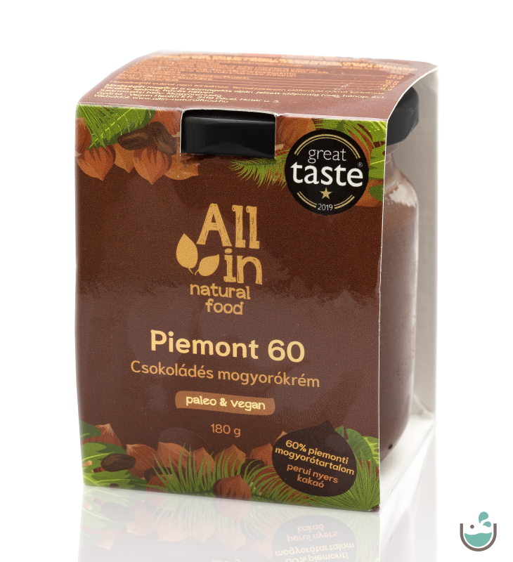 ALL IN natural food Piemont 60 Csokoládés Mogyorókrém 180 g