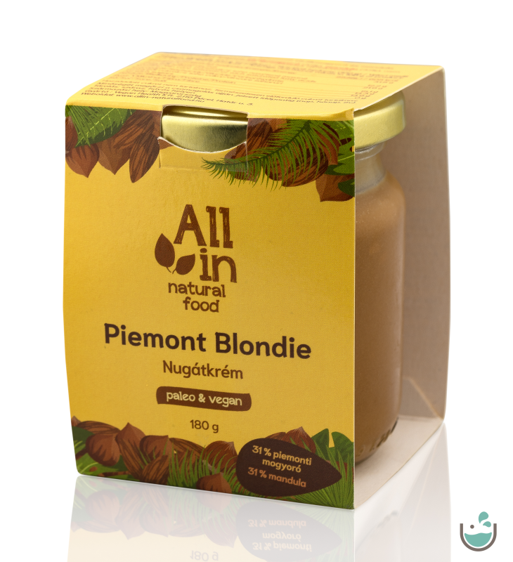 ALL IN natural food Piemont Blondie Mandulás Nugátkrém 180 g