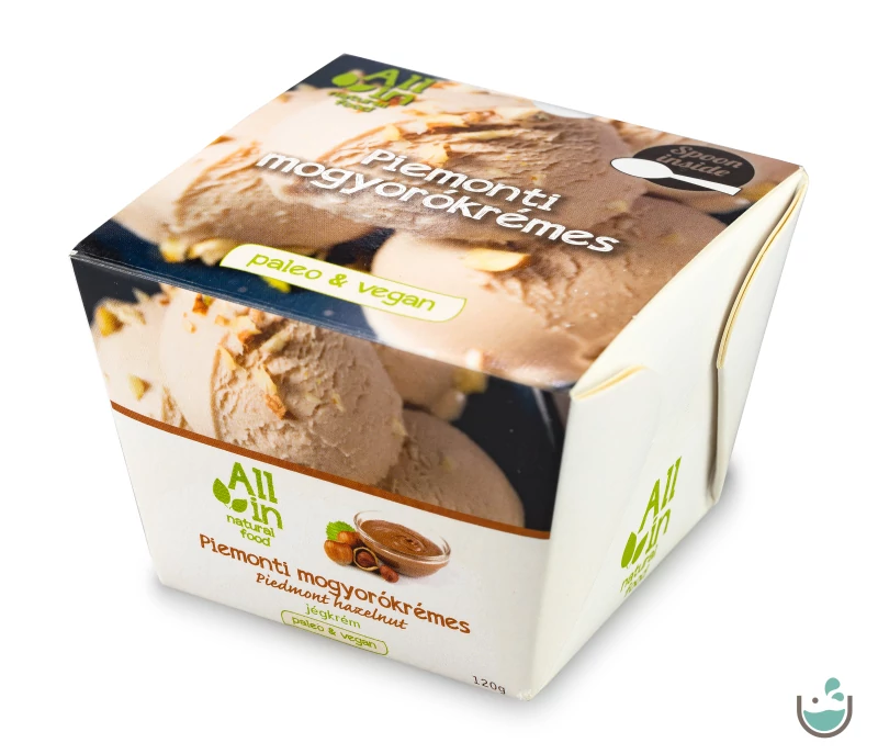 ALL IN natural food Piemonti mogyorókrémes jégkrém 120 g