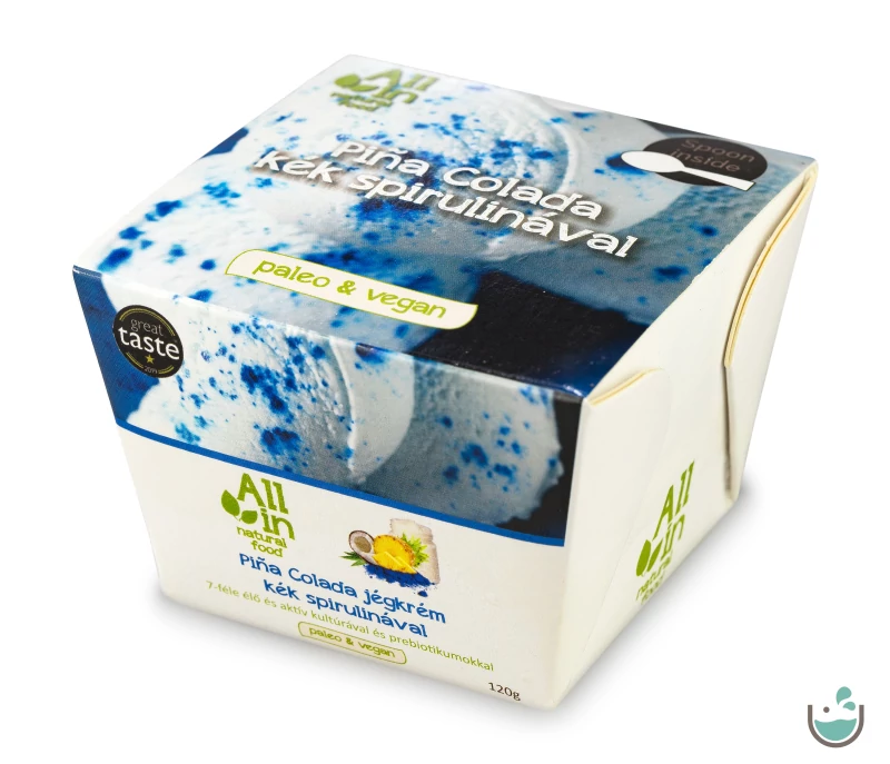 ALL IN natural food Pina Colada kék spirulinával jégkrém 120 g