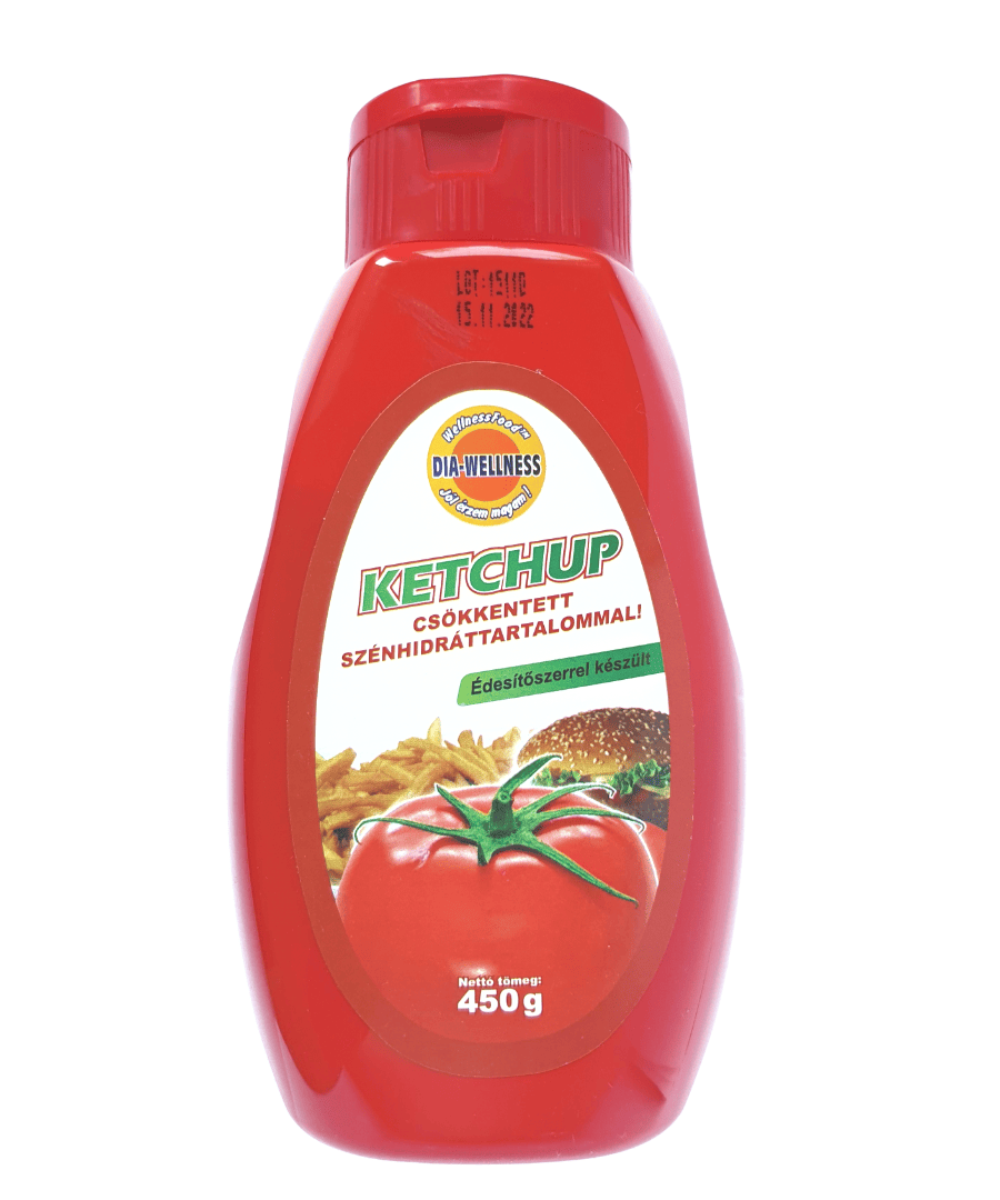 Dia-Wellness Ketchup édesítőszerrel 450 g