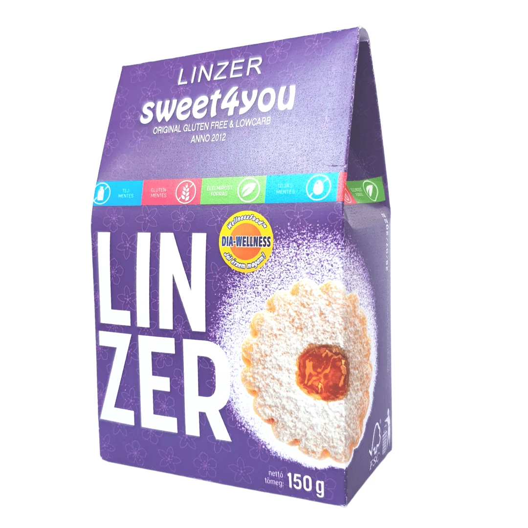 Dia-Wellness Gluténmentes Linzer (csökk. CH) 150 g