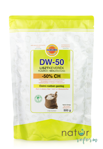 Dia-Wellness DW-50 szénhidrát csökkentett lisztkeverék 500 g