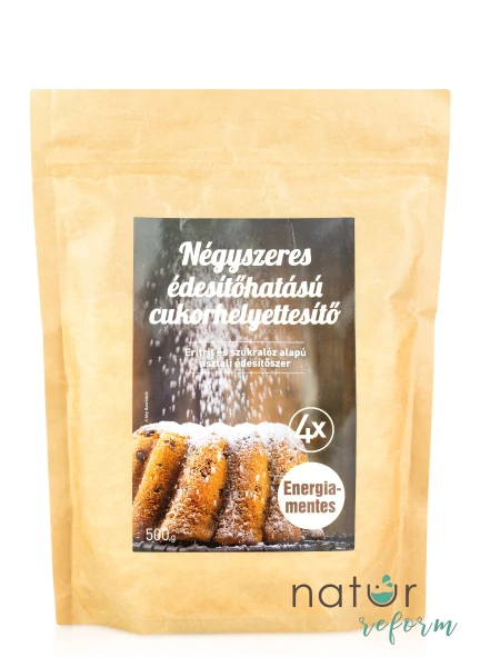 FM Négyszeres édesítőhatású cukorhelyettesítő (eritrit, szukralóz alapú) 500/1000 g