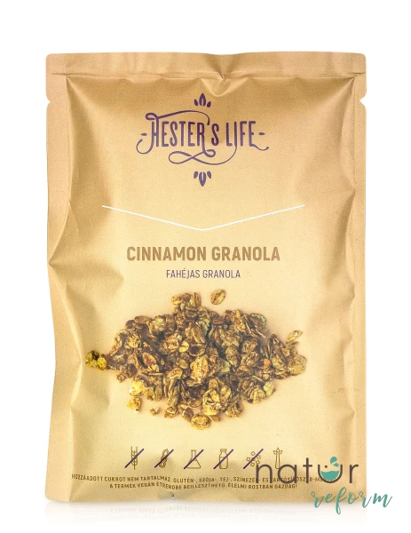 Hester’s life cinnamon granola – fahéjas granola 60/320 g