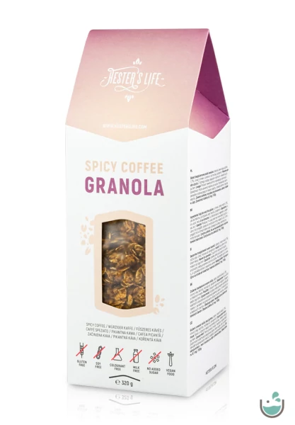 Hester’s Life Spicy Coffee granola – fűszeres kávés granola 320 g