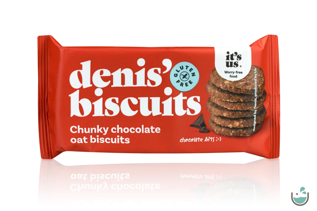 It’s us Denis’ Gluténmentes keksz zabpehellyel és csokoládéval 50 g