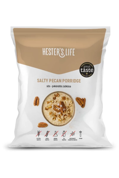 Hester’s Life Salty pecan porridge - Sós pekándiós zabkása 50 g