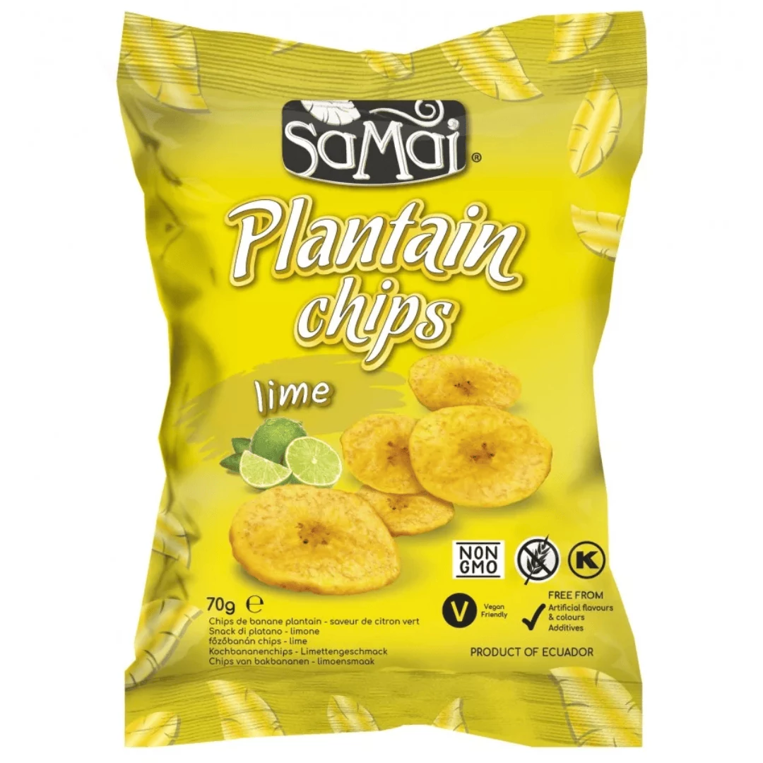 Samai Plantain chips lime 70 g 