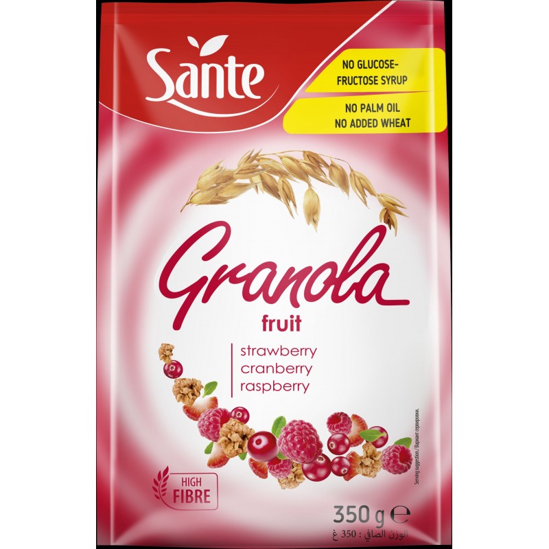 Sante Granola gyümölcsös ropogós müzli 350 g
