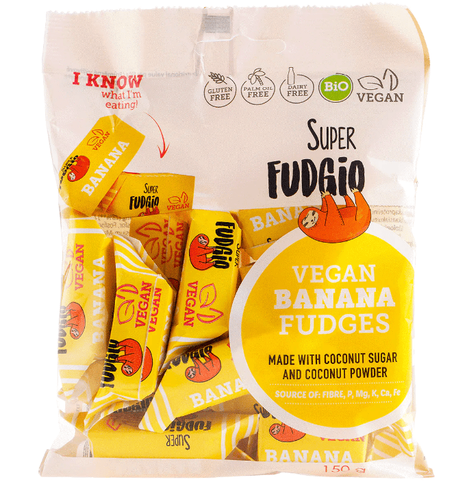 Super Fudgio Bio Tejmentes banános karamella 150 g