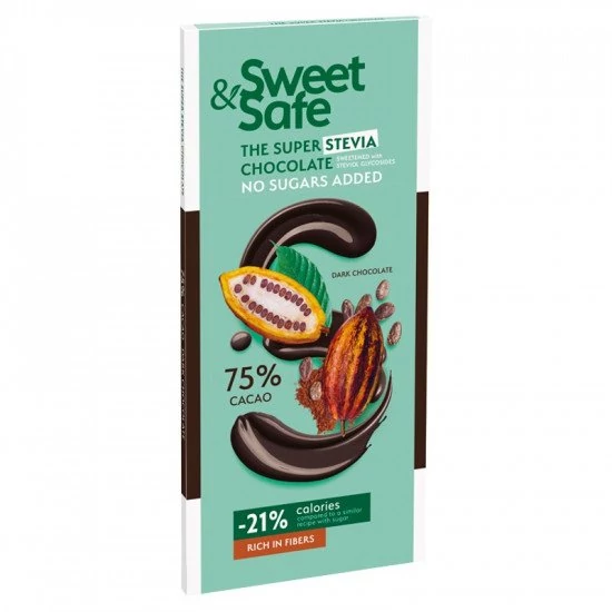 Sweet&Safe Étcsoki steviával 90 g