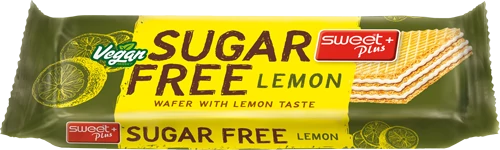 SweetPlus Cukormentes  vegán citromos ostya 24 g
