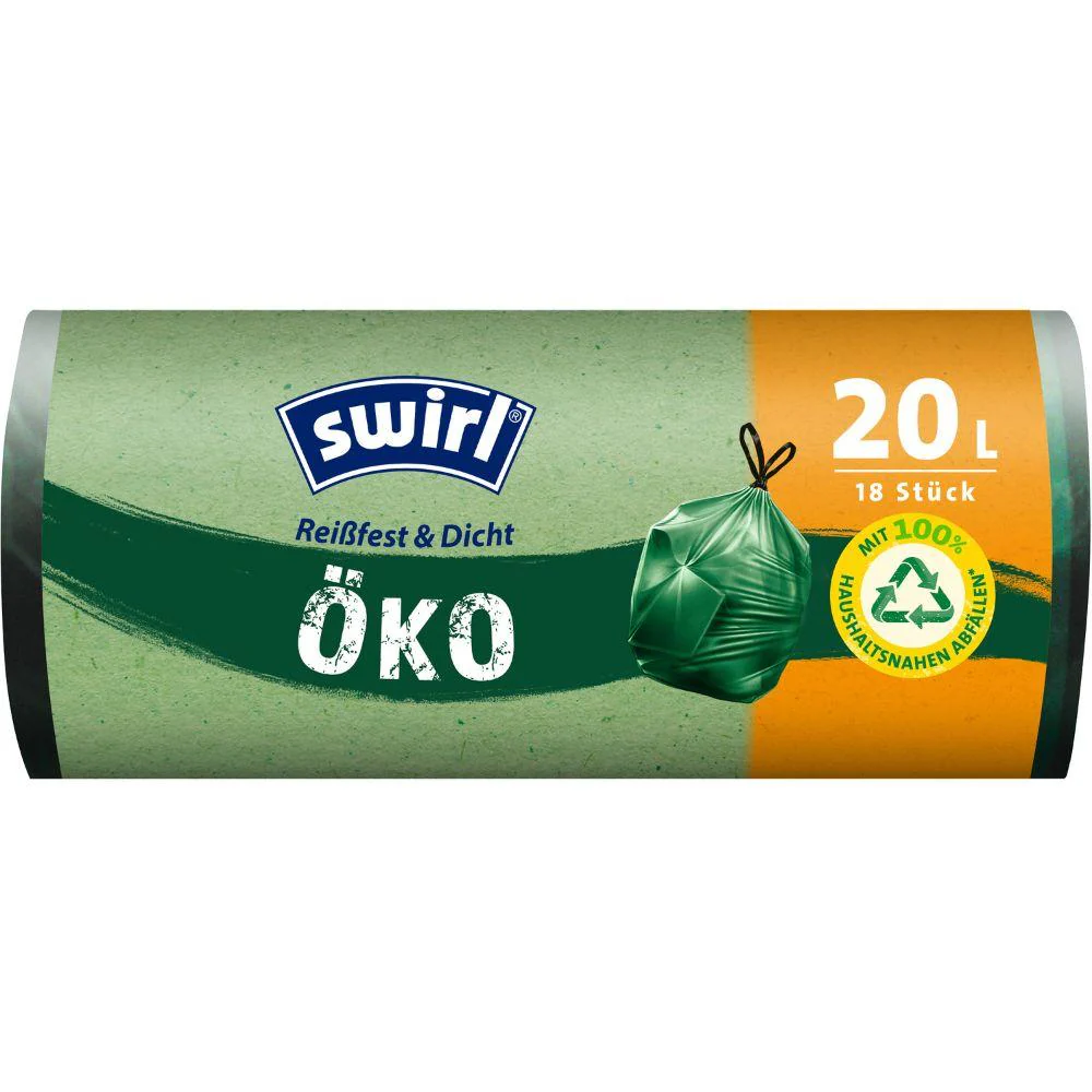 SWIRL EKO Behúzható szemeteszsák 20 l, 18 db