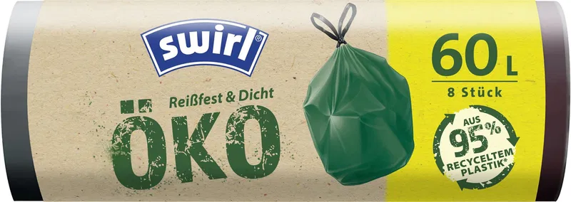 SWIRL EKO Behúzható szemeteszsák 60 l, 8 db