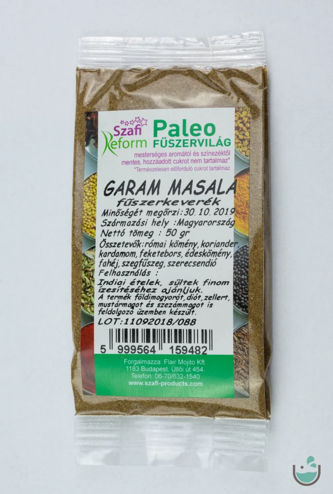 Szafi Reform paleo garam masala (őrölt) fűszerkeverék 50 g