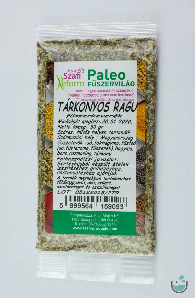 Szafi Reform paleo tárkonyos ragu fűszerkeverék 30 g