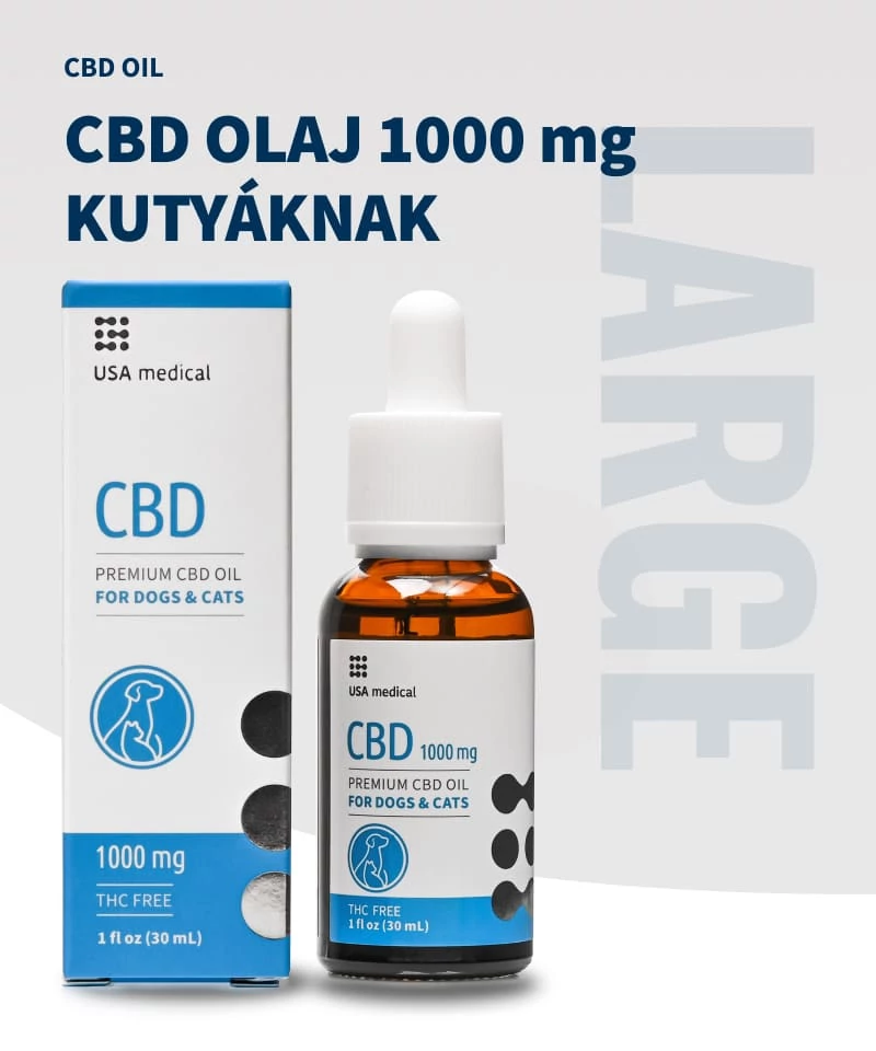 USA medical CBD Olaj kutyáknak 1000 mg CBD - 30 ml