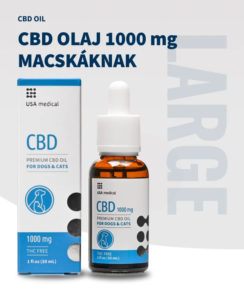 USA medical CBD Olaj macskáknak 1000 mg CBD - 30 ml