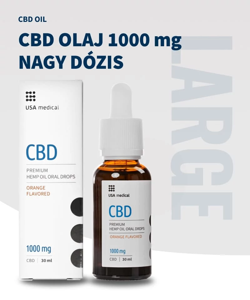 USA medical CBD Olaj 1000 mg - 30 ml