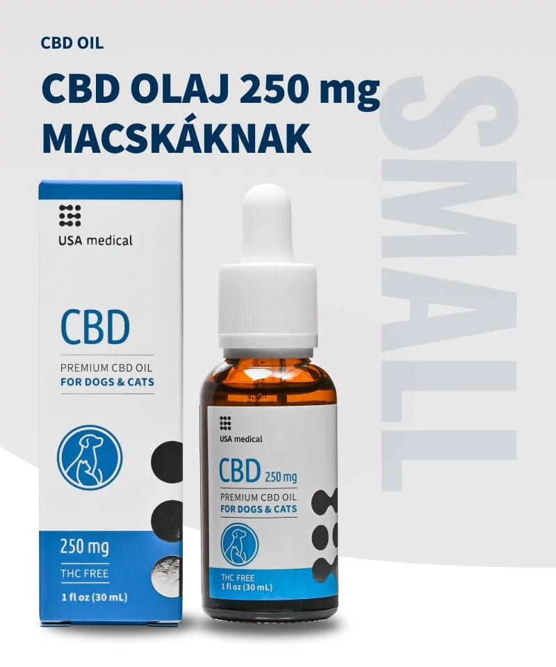 USA medical CBD Olaj macskáknak 250 mg CBD - 30 ml