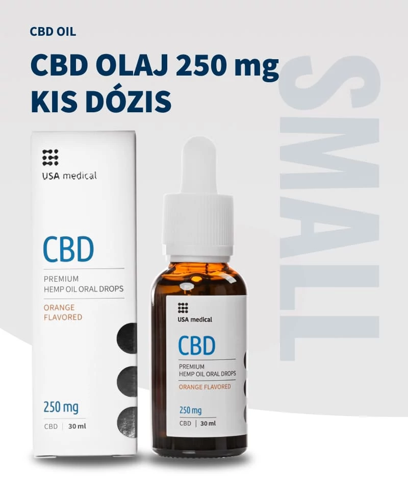 USA medical CBD Olaj 250 mg - 30 ml