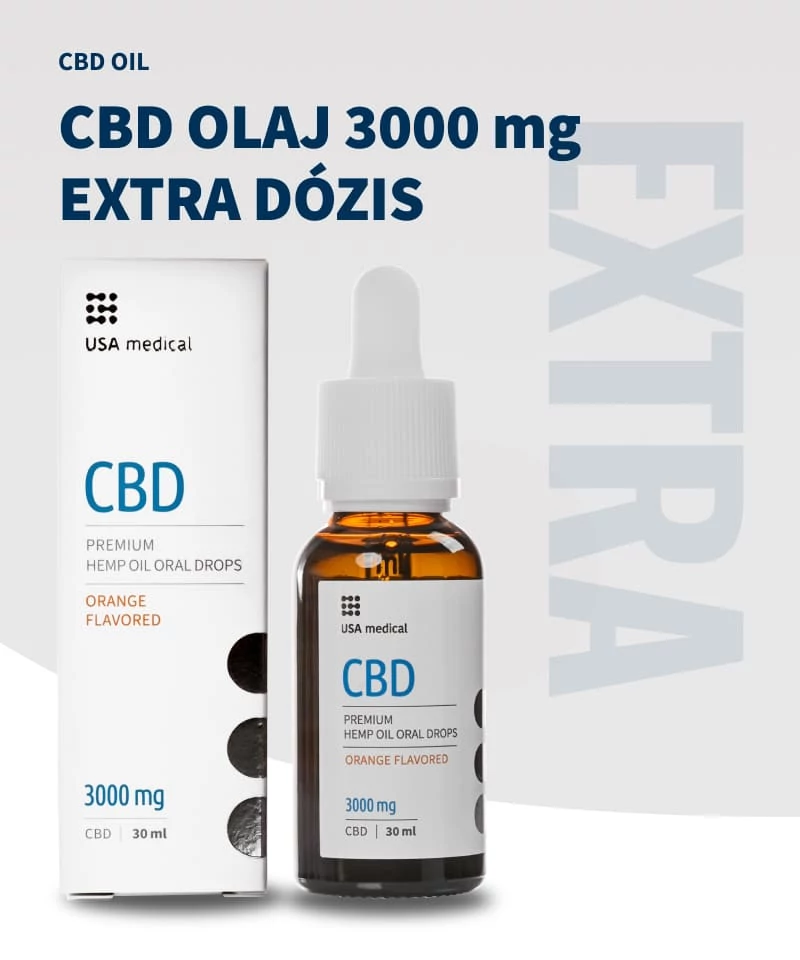 USA medical CBD Olaj 3000 mg - 30 ml