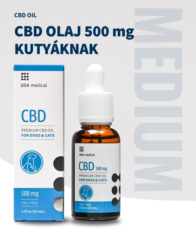 USA medical CBD Olaj kutyáknak 500 mg CBD - 30 ml