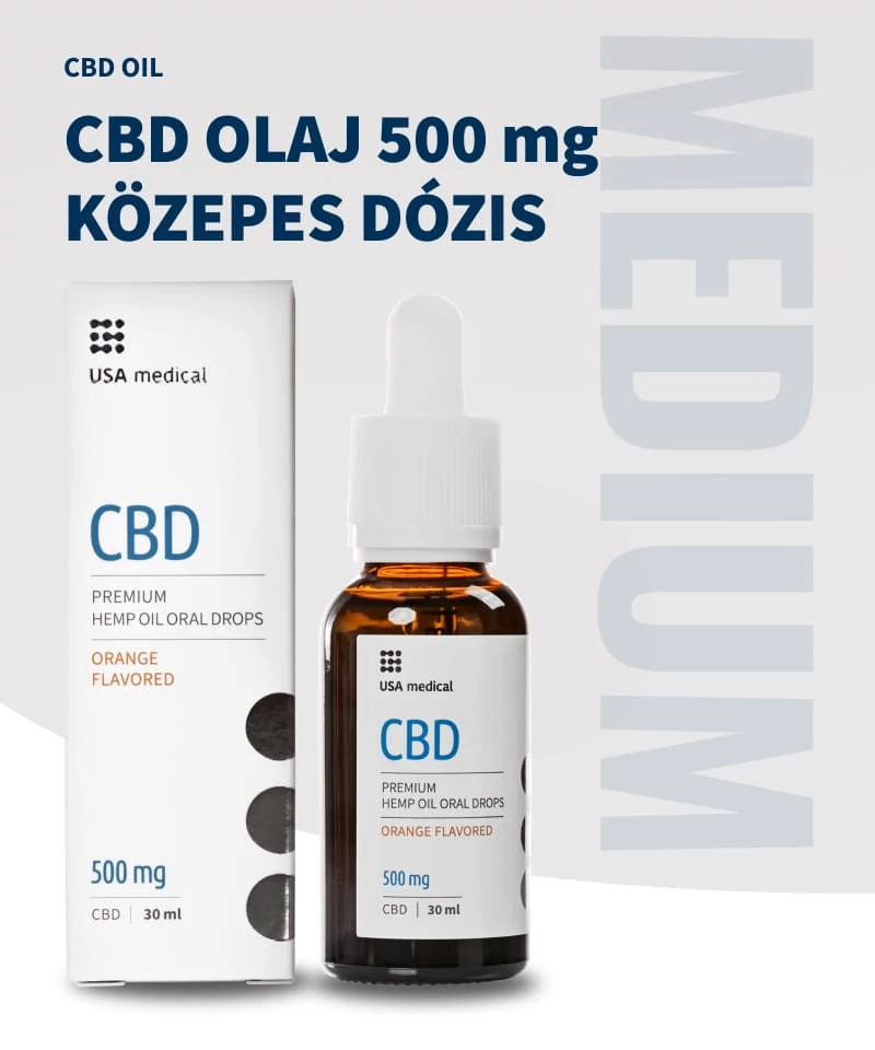 USA medical CBD Olaj 500 mg - 30 ml