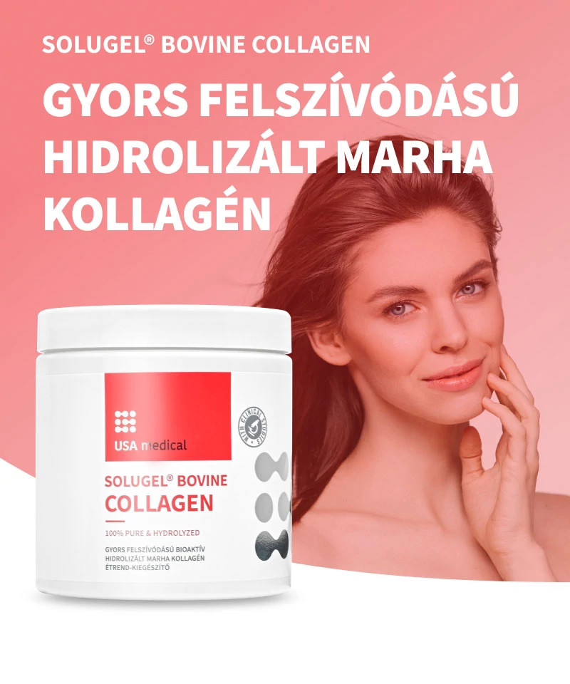 USA medical Solugel Bovine Collagen marha kollagén por Solugel® 240 g