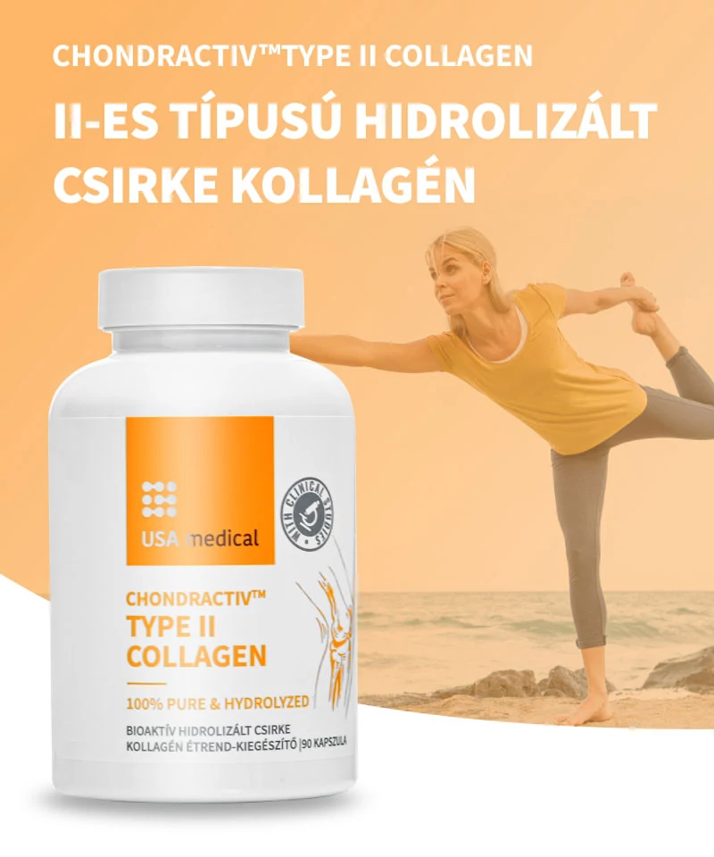 USA medical Csirke kollagén (II-es típusú) ChondrActiv™ kapszula - 90 db