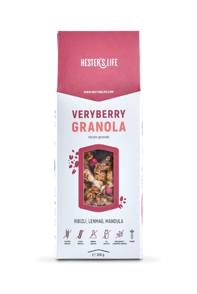 Hester's life veryberry granola - ribizlis granola 320 g