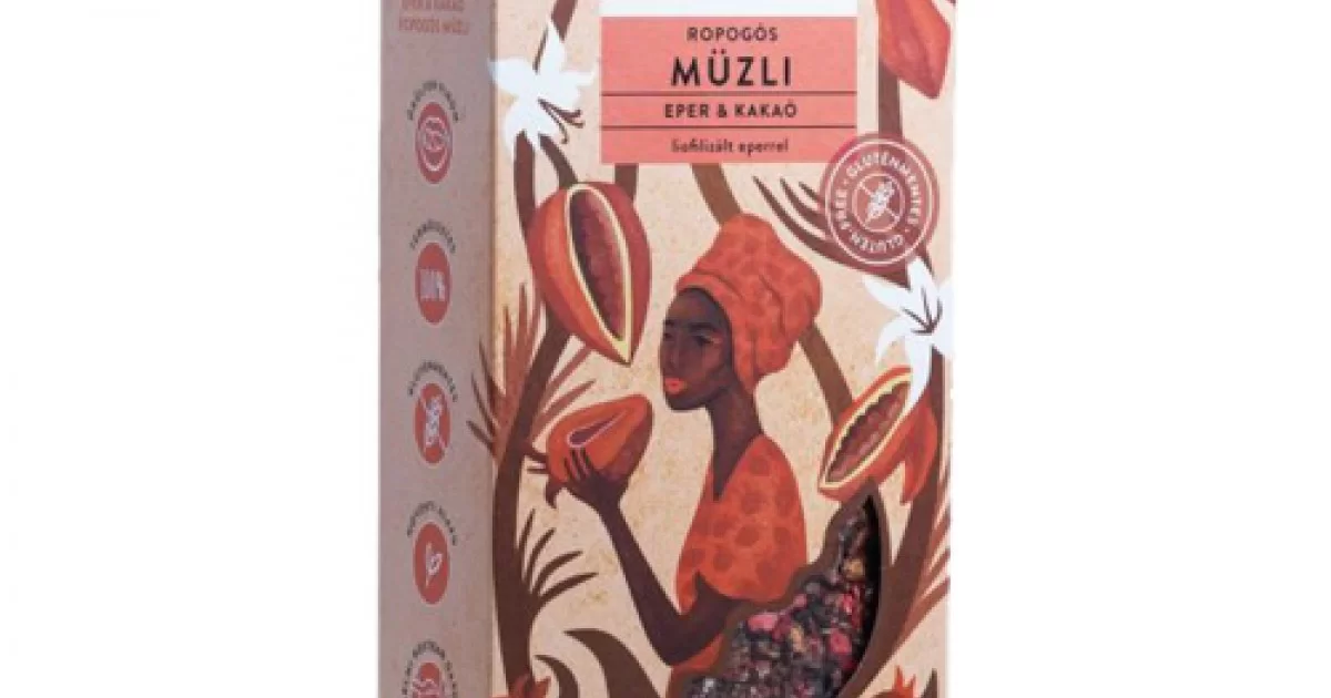  Viblance Eper&kakaó ropogós müzli 60 g
